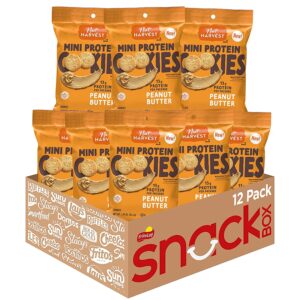Nut Harvest Mini Protein Cookies, Peanut Butter, 1.99 Oz, 12 Count