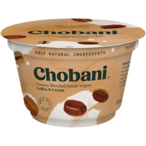 Chobani 2 Percent Coffee Blended Greek Yogurt, 5.3 Ounce -- 12 per case.