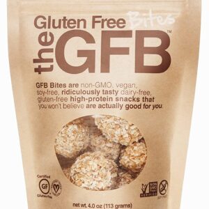 The Gluten Free Bar, Protein Bites, Coconut Cashew Crunch, 4 Ounce Bag, Vegan, Dairy Free, Non GMO, Soy Free